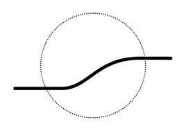 Path symbol for a highland platform, expressing pause and ascent within the reading journey.